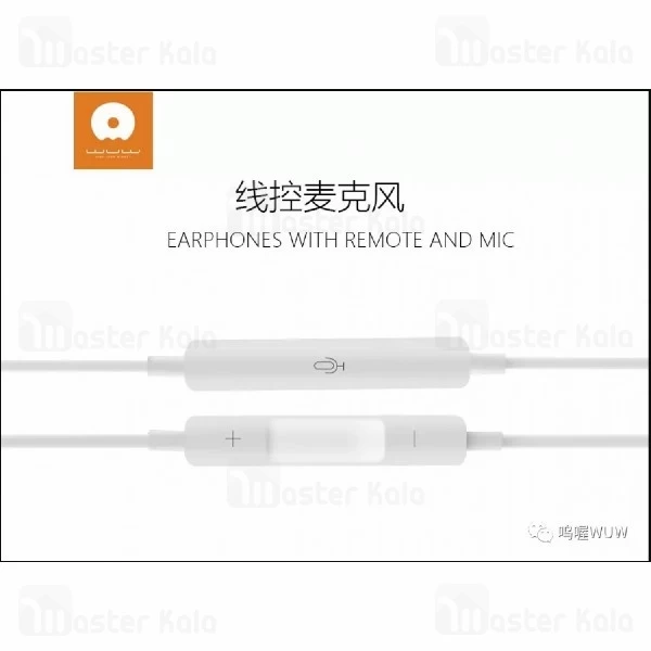 هندزفری سیمی اپل WUW R24 EarPods با کانکتور Type-C