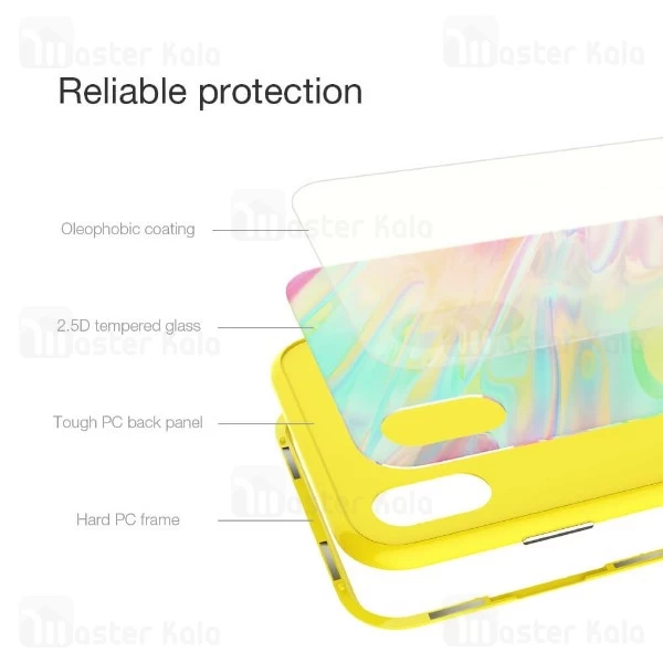 قاب مگنتی طرح دار نیلکین آیفون Apple iPhone XS Max Nillkin Ombre case