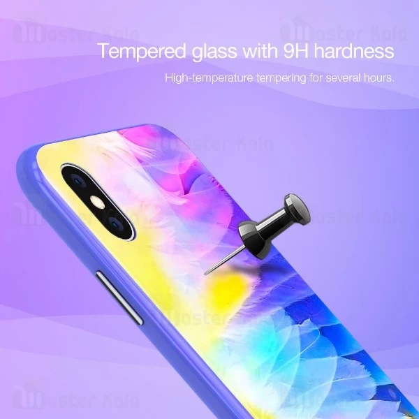 قاب مگنتی طرح دار نیلکین آیفون Apple iPhone XS Max Nillkin Ombre case