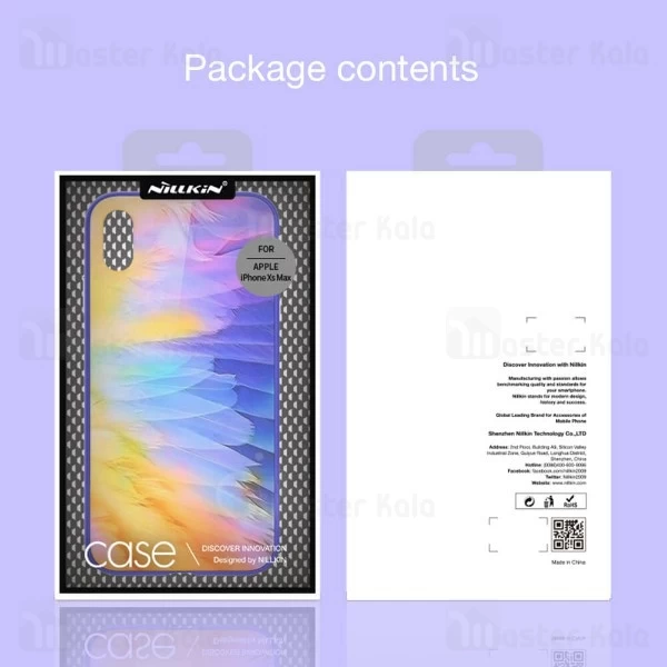 قاب مگنتی طرح دار نیلکین آیفون Apple iPhone XS Max Nillkin Ombre case