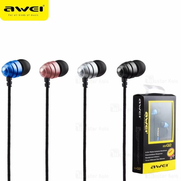 هندزفری AWEI ES-Q2 IN-Ear Wire Headphones