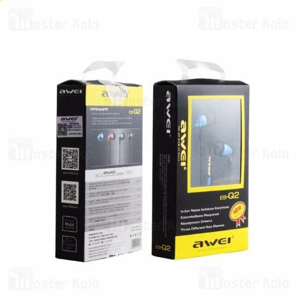 هندزفری AWEI ES-Q2 IN-Ear Wire Headphones