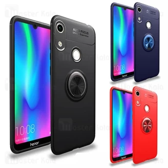 قاب ژله ای طرح چرم انگشتی Huawei Honor 8A Becation A.F Magnetic Ring