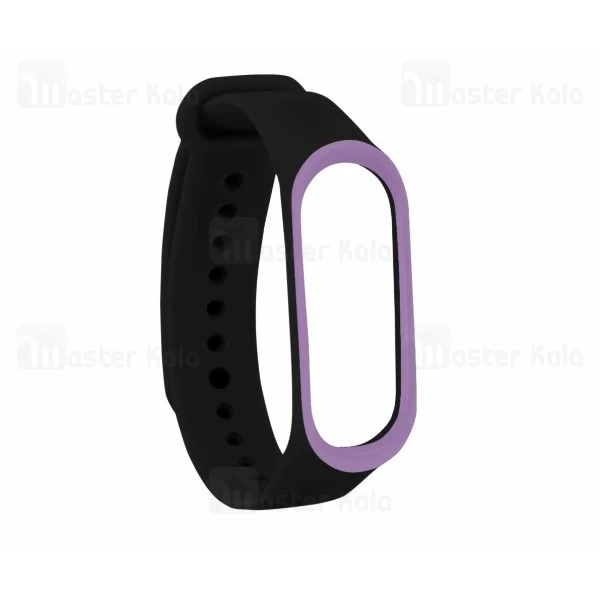 بند سیلیکونی دستبند سلامتی شیائومی Mi Band 3 Sport Silicone Band دور رنگی