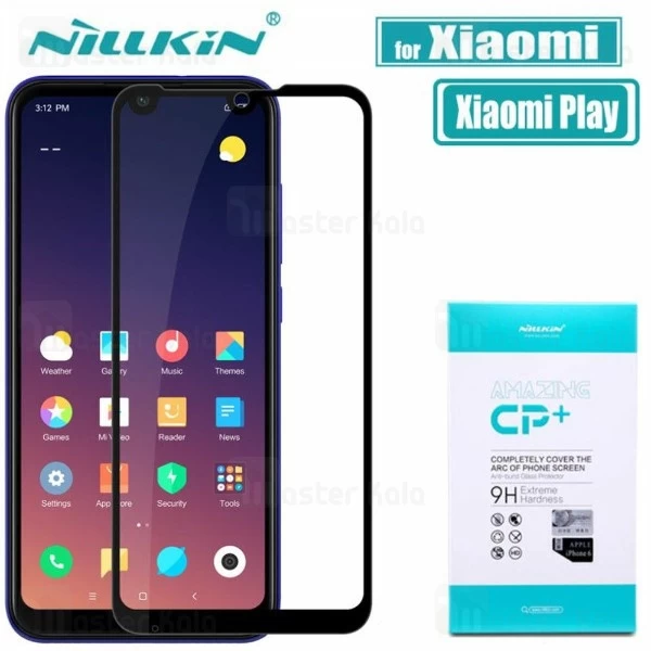 گلس تمام صفحه نیلکین Xiaomi Mi Play Nillkin CP+ Glass