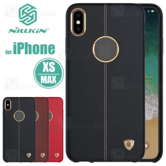 قاب محافظ چرمی نیلکین آیفون Apple iPhone XS Max Nillkin Englon Leather