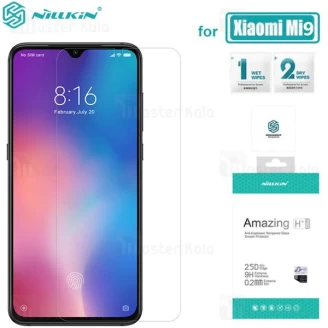 محافظ صفحه شیشه ای نیلکین شیائومی Xiaomi Mi 9 / Mi9 Pro / Mi 9 Explorer H+ Pro Glass + محافظ لنز