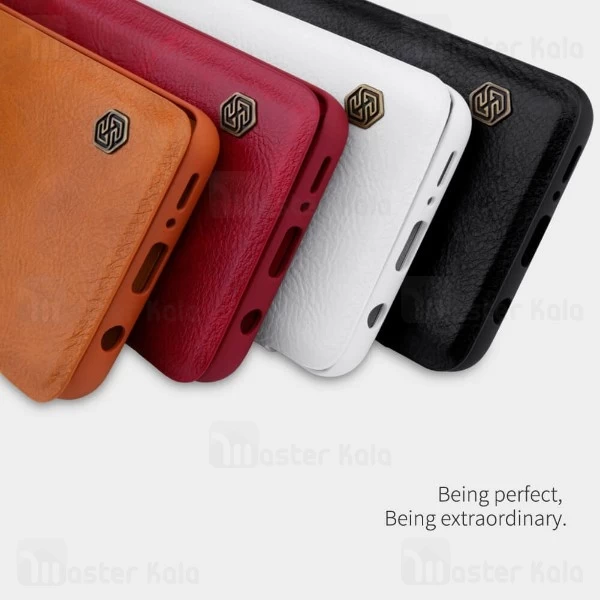 کیف چرمی Samsung Galaxy S10 Nillkin Qin Leather Case