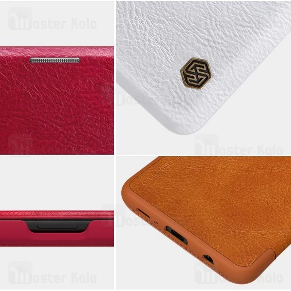 کیف چرمی Samsung Galaxy S10 Nillkin Qin Leather Case
