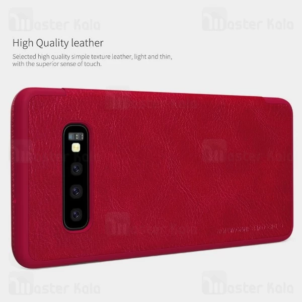 کیف چرمی Samsung Galaxy S10 Plus Nillkin Qin Leather Case