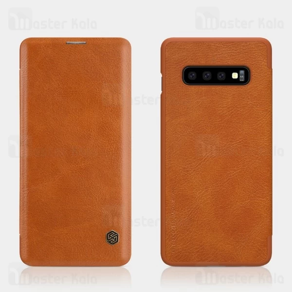 کیف چرمی Samsung Galaxy S10 Plus Nillkin Qin Leather Case