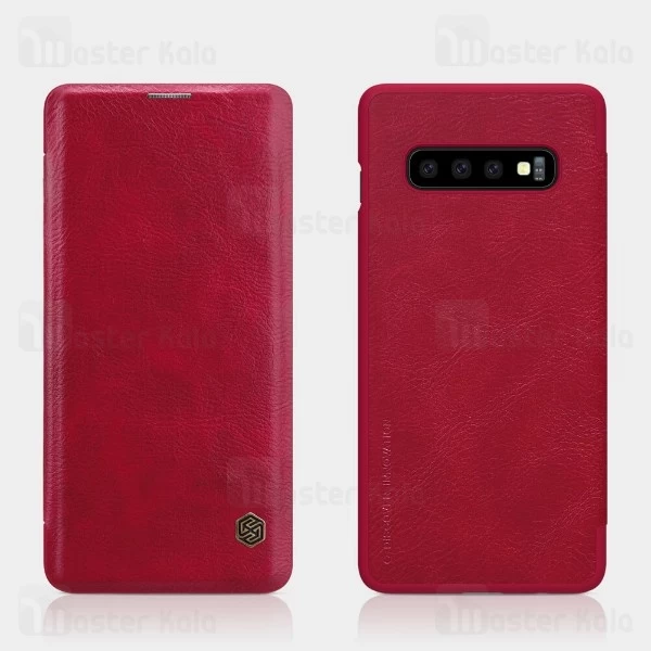 کیف چرمی Samsung Galaxy S10 Plus Nillkin Qin Leather Case