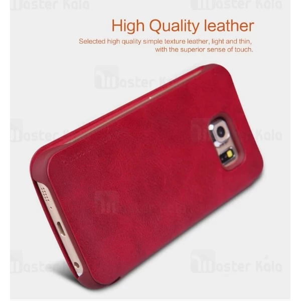 کیف چرمی Samsung Galaxy S6 Edge Nillkin Qin Leather Case