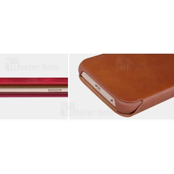کیف چرمی Samsung Galaxy S6 Edge Nillkin Qin Leather Case