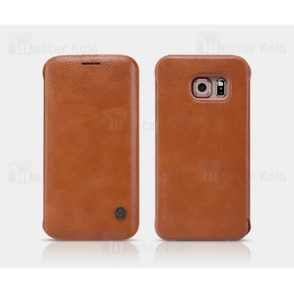 کیف چرمی Samsung Galaxy S6 Edge Nillkin Qin Leather Case