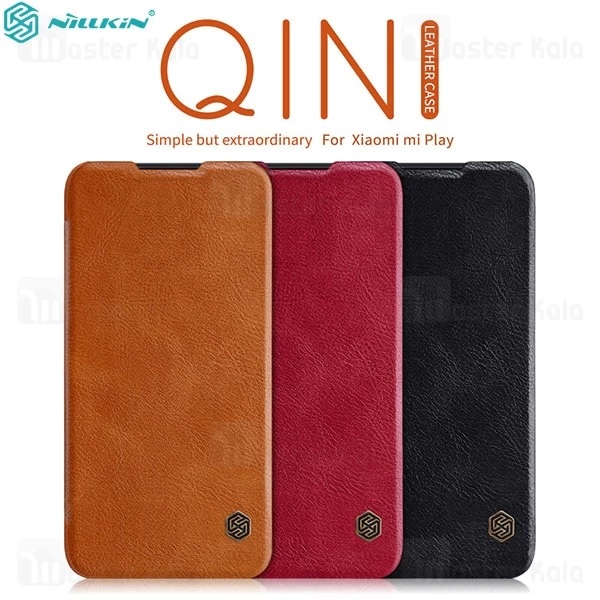 کیف چرمی Xiaomi Mi Play Nillkin Qin Leather Case
