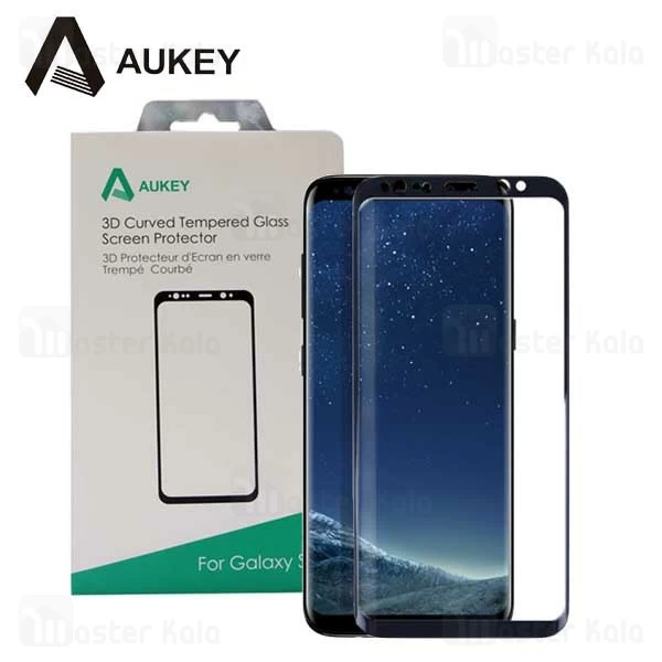 محافظ صفحه شیشه ای تمام صفحه آکی Samsung Galaxy S8 Aukey SP-G27