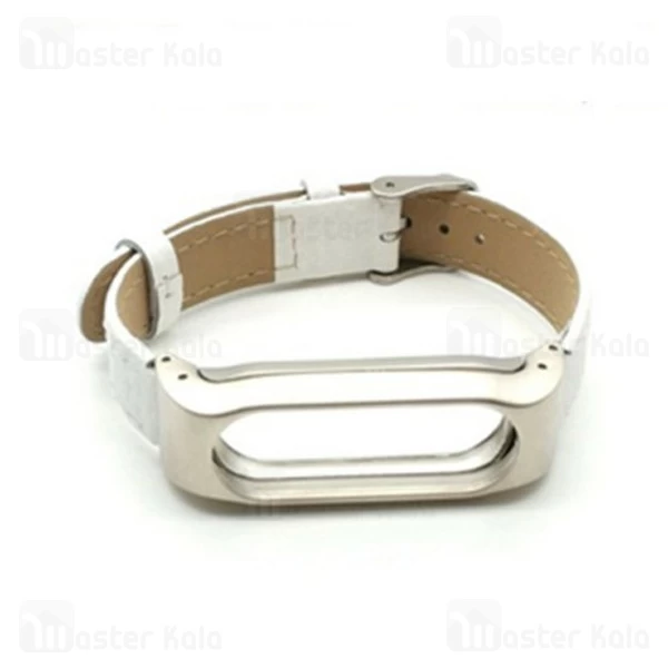 بند چرمی دستبند سلامتی شیائومی Xiaomi Mi Band 3 Leather Wrist Strap