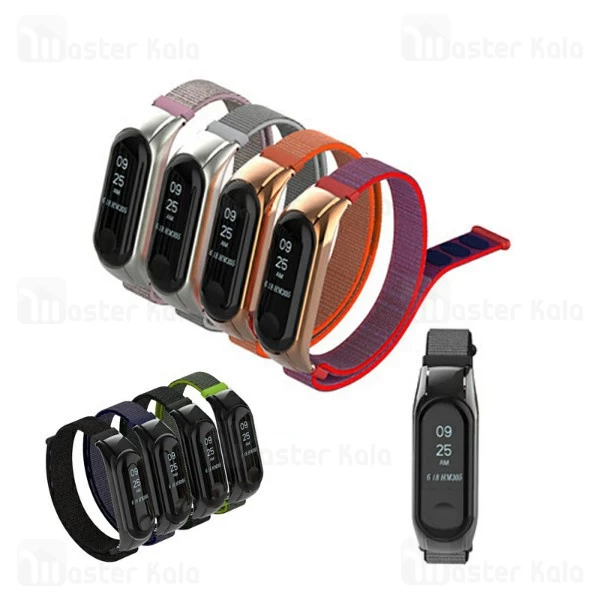 بند چسبی دستبند سلامتی شیائومی Xiaomi Mi Band 3 nylon wristband Strap