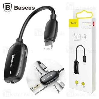 کابل تبدیل لایتنینگ اتصال همزمان هندزفری و شارژر Baseus Audio Converter CALL51-01