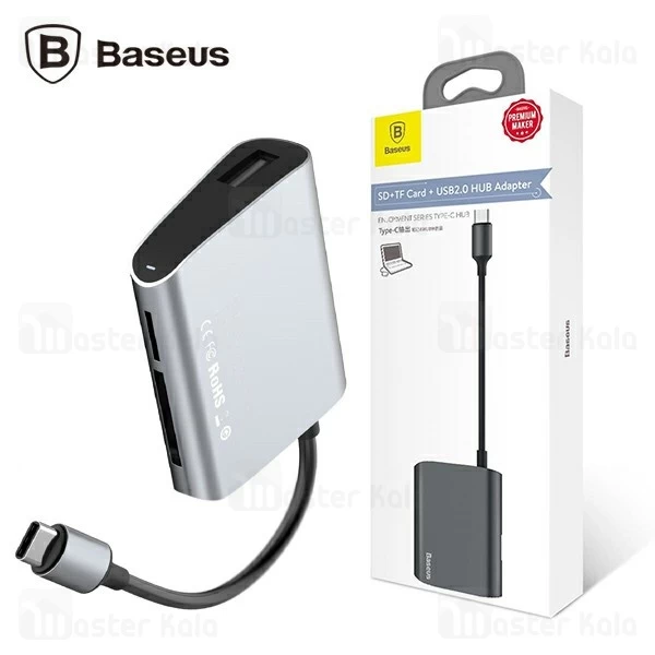 هاب شارژر و داک انتقال اطلاعات بیسوس Baseus Enjoyment Type-C Hub CATSX-COG