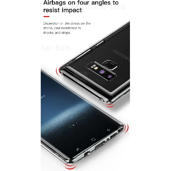 قاب ژله ای بیسوس Baseus Safety Airbags Case Samsung Note 9 ARSANOTE9-SF01