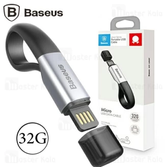 فلش مموری 32 گیگابایت و کابل میکرو یو اس بی Baseus Union Portable USB