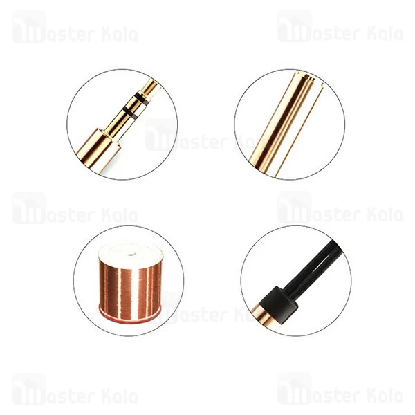 کابل تبدیل 1 به 2 AUX ارلدام Earldom ET-AUX201 به طول 40 سانتی متر