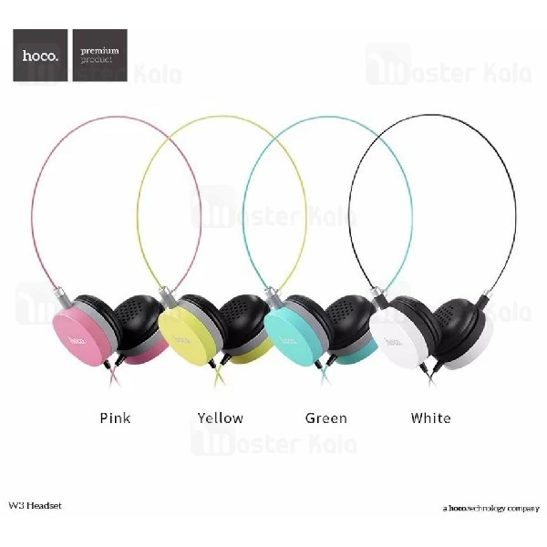 هدفون سیم دار هوکو HOCO W3 Over Ear Wired Headphone
