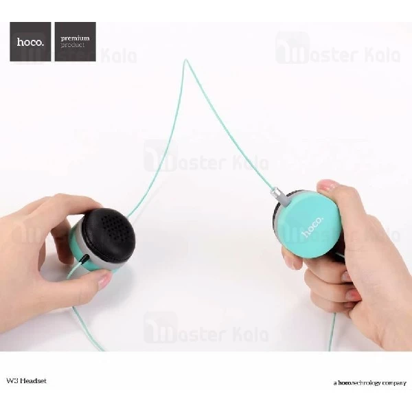هدفون سیم دار هوکو HOCO W3 Over Ear Wired Headphone