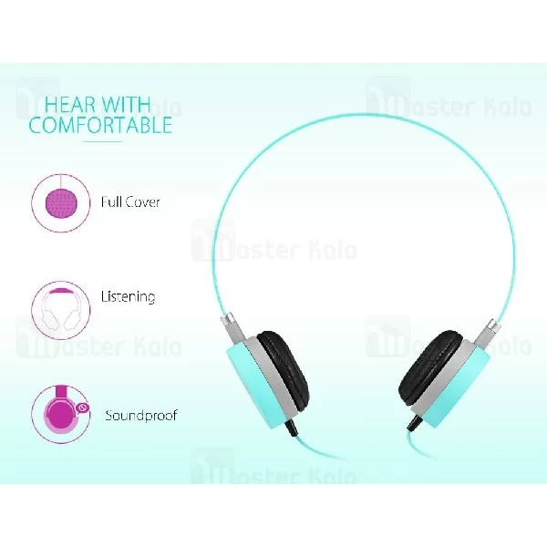 هدفون سیم دار هوکو HOCO W3 Over Ear Wired Headphone