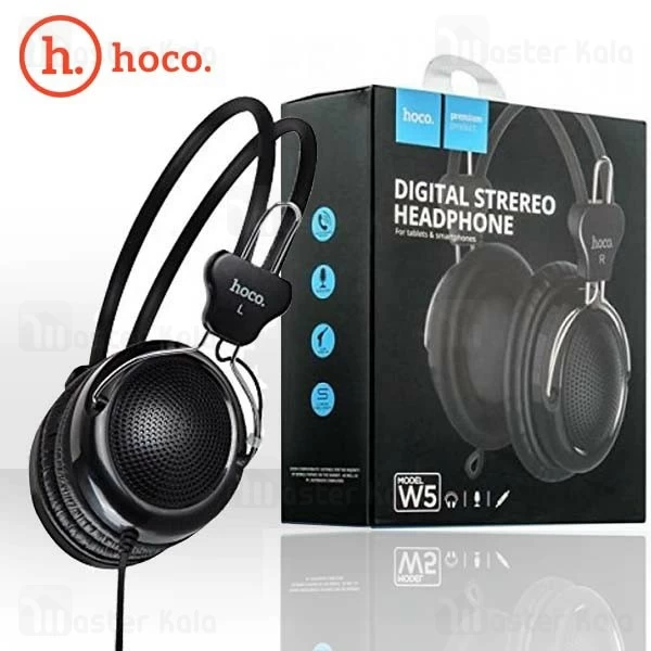 هدفون سیم دار هوکو HOCO W5 Manno Wired Headphone