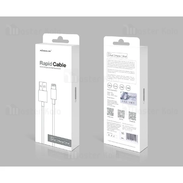 کابل لایتنینگ نیلکین Nillkin Rapid Cable Lightning MFI طول 1 متر