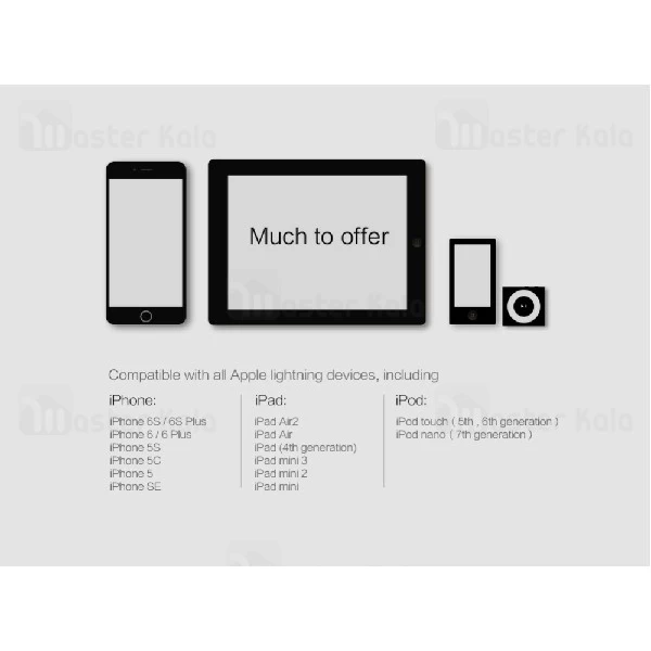 کابل لایتنینگ نیلکین Nillkin Rapid Cable Lightning MFI طول 1 متر