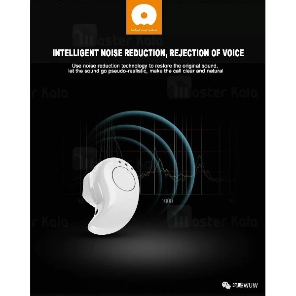 هندزفری بلوتوث مینی WUW R47 Mini Invisible Bluetooth Headset