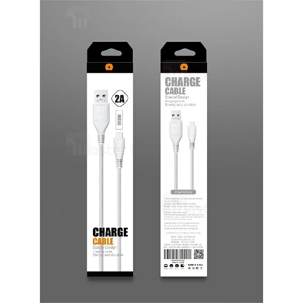 کابل شارژ میکرو یو اس بی WUW X85 Charge Cable طول 1 متر با توان 2 آمپر