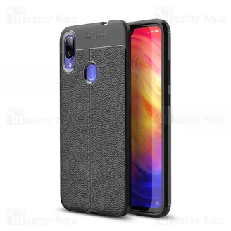 قاب محافظ ژله ای طرح چرم Xiaomi Redmi Note 7 / Note 7 Pro مدل Auto Focus