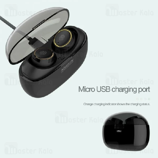 هندزفری بلوتوث دو تایی نیلکین nillkin liberty tws به همراه داک شارژ