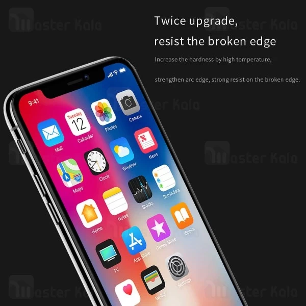 محافظ صفحه شیشه ای تمام صفحه نیلکین آیفون Apple iPhone XS Max XD CP+ Max