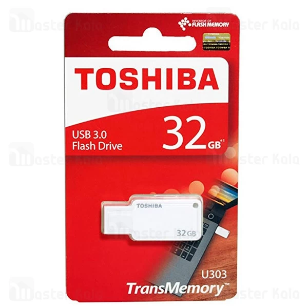 فلش مموری Toshiba U303 USB 3.0 32GB Transmemory Flash Drive