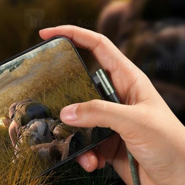 کابل لایتنینگ بیسوس Baseus Camouflage Mobile Game Cable CALMC-B03 توان 1.5 آمپر