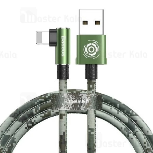 کابل لایتنینگ بیسوس Baseus Camouflage Mobile Game Cable CALMC-B03 توان 1.5 آمپر