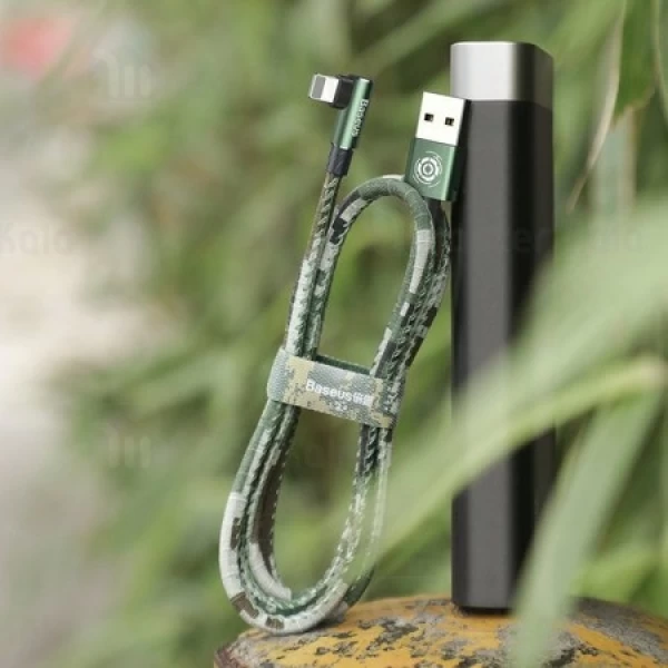 کابل لایتنینگ بیسوس Baseus Camouflage Mobile Game Cable CALMC-B03 توان 1.5 آمپر