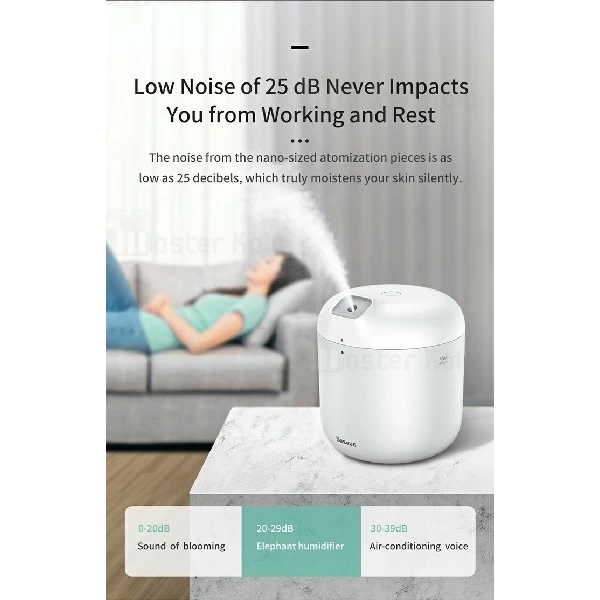 دستگاه بخور سرد و چراغ خواب بیسوس Baseus Elephant Humidifier DHXX-02