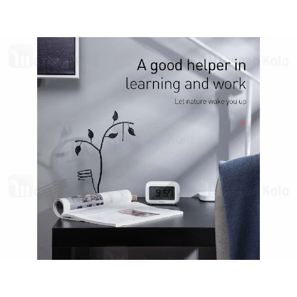 ساعت زنگدار بیسوس Baseus Household Appliance Subai Clock ACLK-A02 طراحی رومیزی