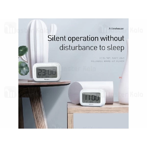 ساعت زنگدار بیسوس Baseus Household Appliance Subai Clock ACLK-A02 طراحی رومیزی