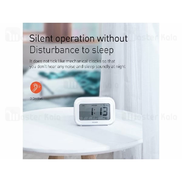 ساعت زنگدار بیسوس Baseus Household Appliance Subai Clock ACLK-A02 طراحی رومیزی