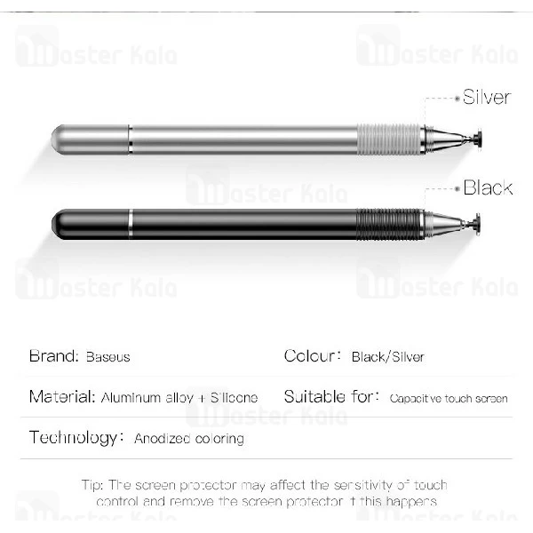 قلم بیسوس Baseus Household Pen ACPCL-01 مناسب تمام گوشی های لمسی