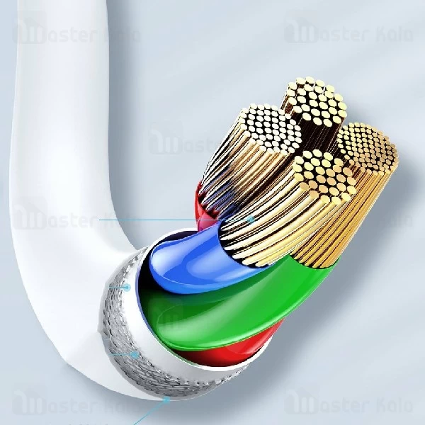 کابل Type C به لایتنینگ بیسوس Baseus Mini White CATLSW-02 طول 1 متر