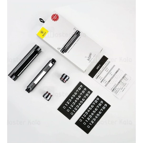 هولدر کارت پارکینگ بیسوس Baseus Parking Number Card ACNUM-01 با اعداد شبرنگ